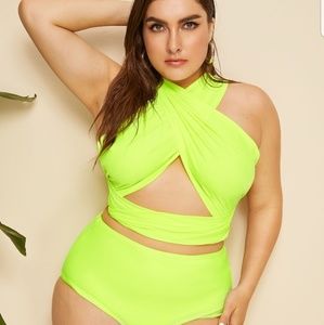 Two piece bathing suit
